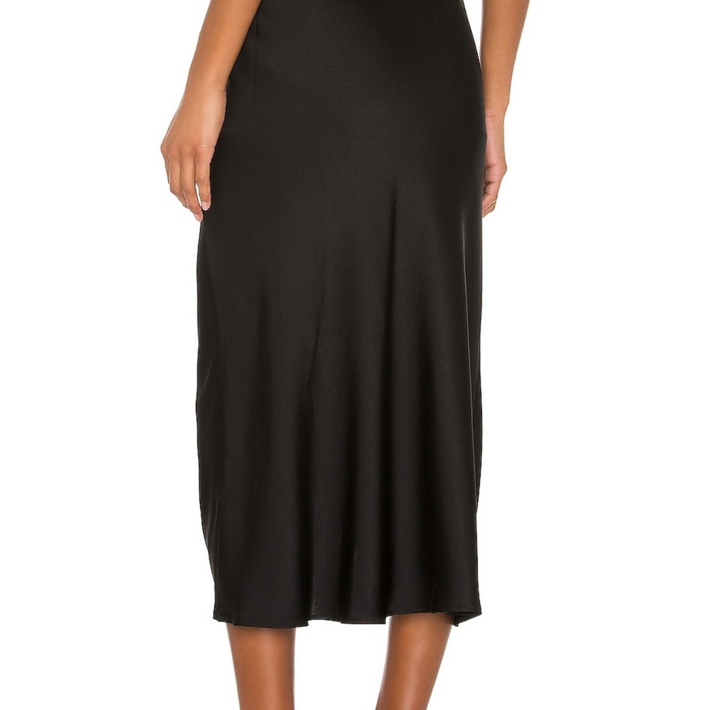 Anine Bing Bar Black Midi Skirt - Picture 2 of 5